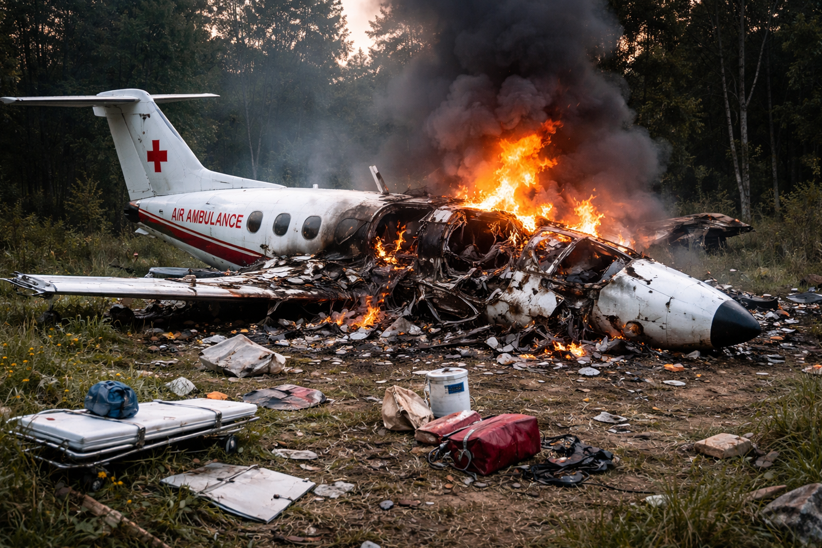 All Onboard Dead in Air Ambulance Crash En Route from Ranchi to Delhi